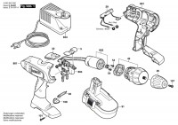 Bosch 0 603 943 332 Psr 180 Cordless Screw Driver 18 V / Eu Spare Parts